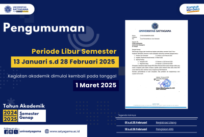 Pengumuman Periode Libur Semester Genap 2024/2025